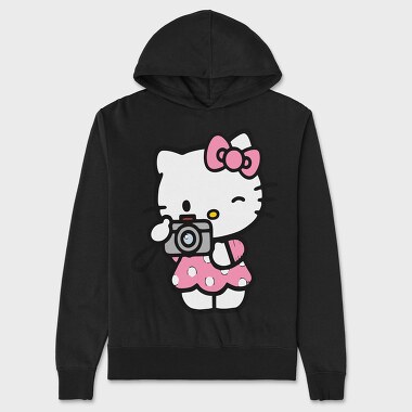 Cartoon Retro Hello Kitty 1, Унисекс Мъжко Суичър