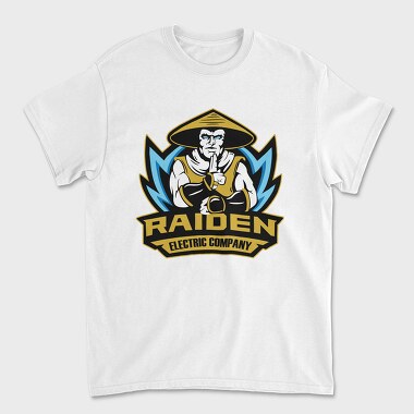 Raiden Mortal Kombat, Unisex Men's T-Shirt