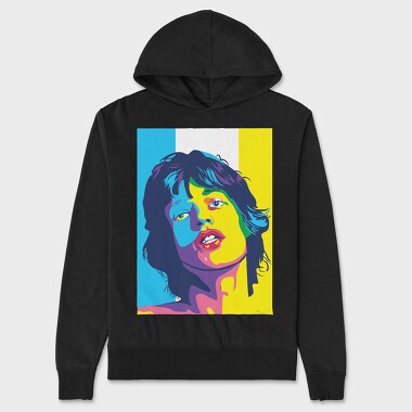 Mick Jagger, Unisex Men's Hoodie