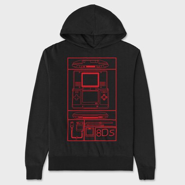 Retro Gaming 8 Bit, Unisex Men's Hoodie