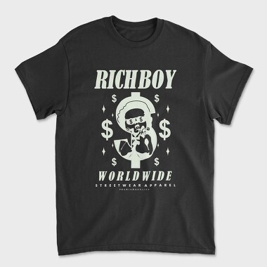 Richboy 1, Unisex Men's T-Shirt