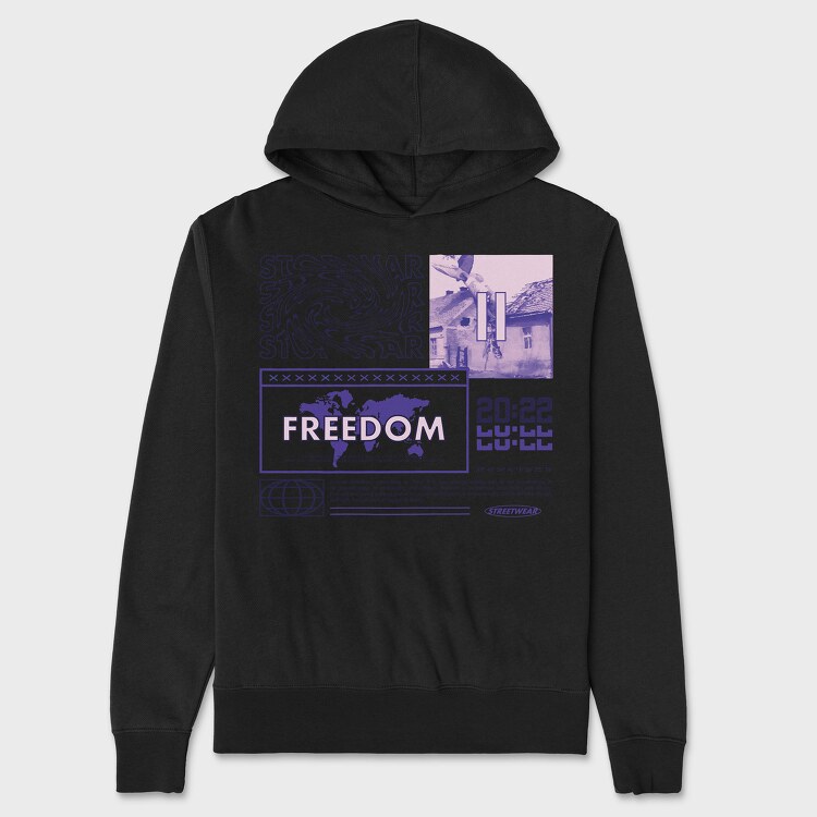 Freedom 1, Unisex Men's Hoodie