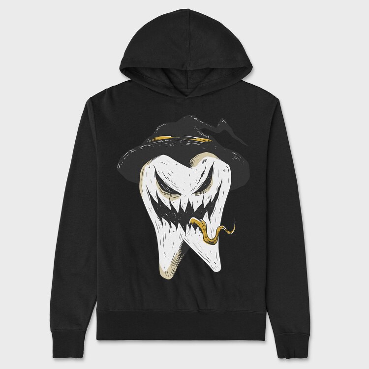 Scary Tooth, Unisex Men's Hoodie