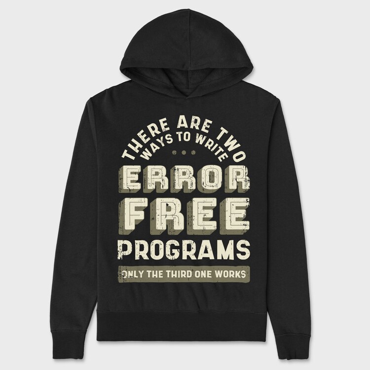 Programmer Error, Unisex Men's Hoodie