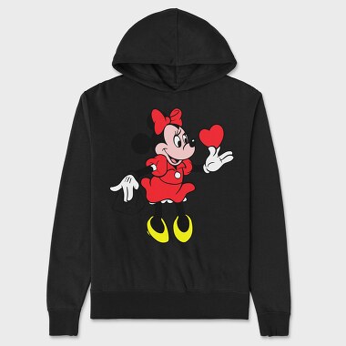 Cartoon Retro Minnie 2, Unisex Men's Hoodie
