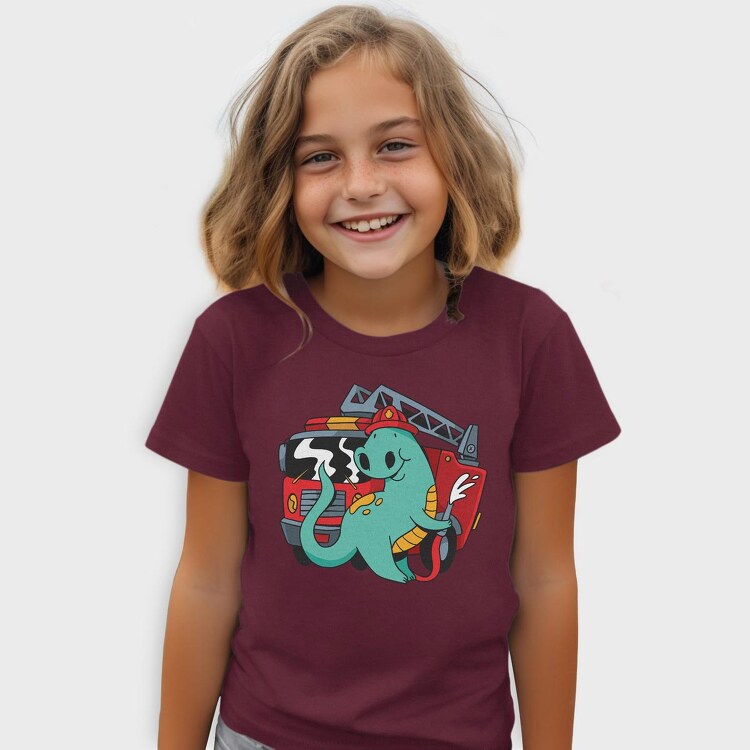 Lion Vaporwave, Kids' T-Shirt