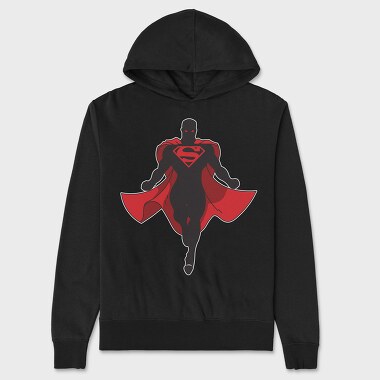 Black Superman, Unisex Men's Hoodie