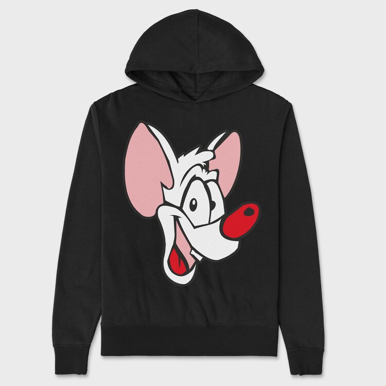 Cartoon Retro Pinky and Cerebro 4, Unisex Men's Hoodie