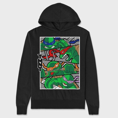 Mutant Teenage Ninja Turtles, Unisex Men's Hoodie