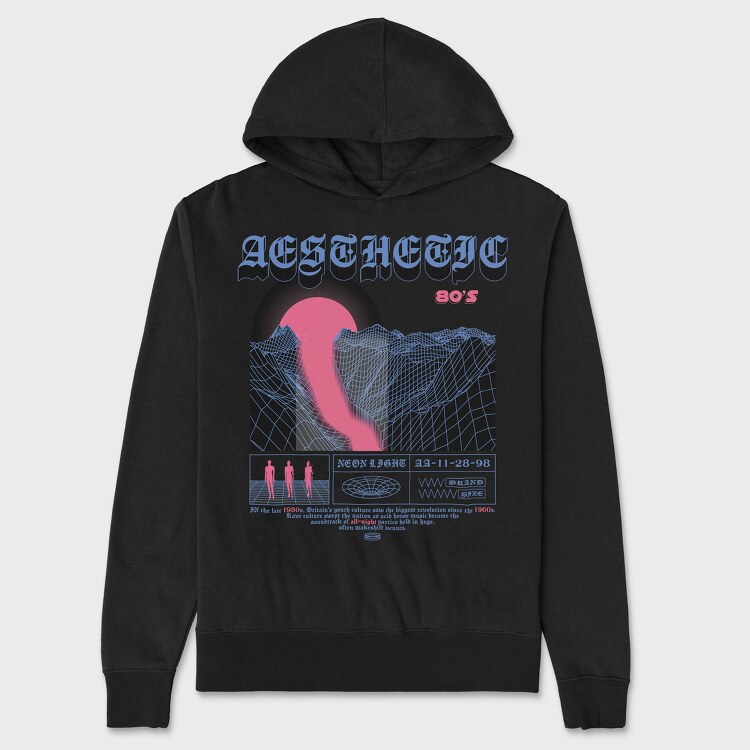 Neon Light 1, Унисекс Мъжко Суичър