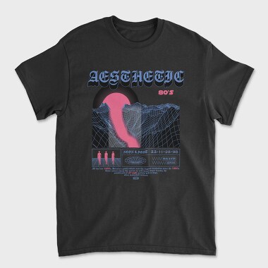 Neon Light 2, Unisex Men's T-Shirt