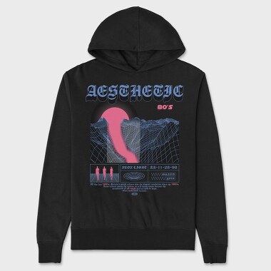 Neon Light 2, Unisex Men's Hoodie