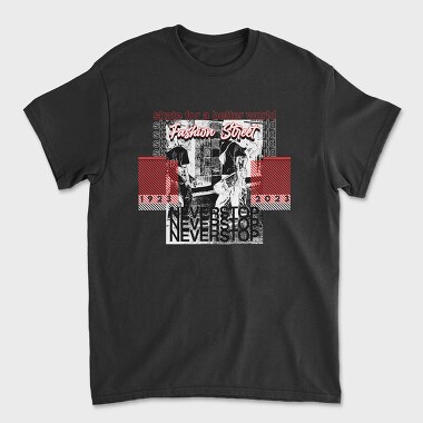 Never Stop 2, Unisex Men's T-Shirt