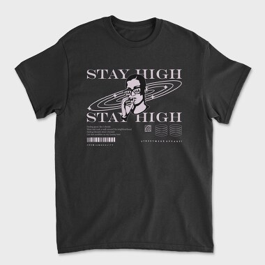 Stay High 2, Unisex Men's T-Shirt