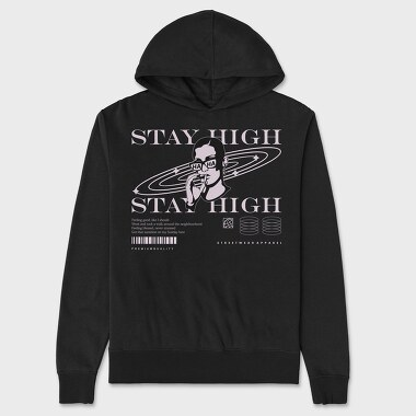 Stay High 2, Unisex Men's Hoodie