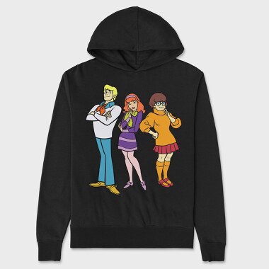 Cartoon Retro Scooby Doo 1, Unisex Men's Hoodie