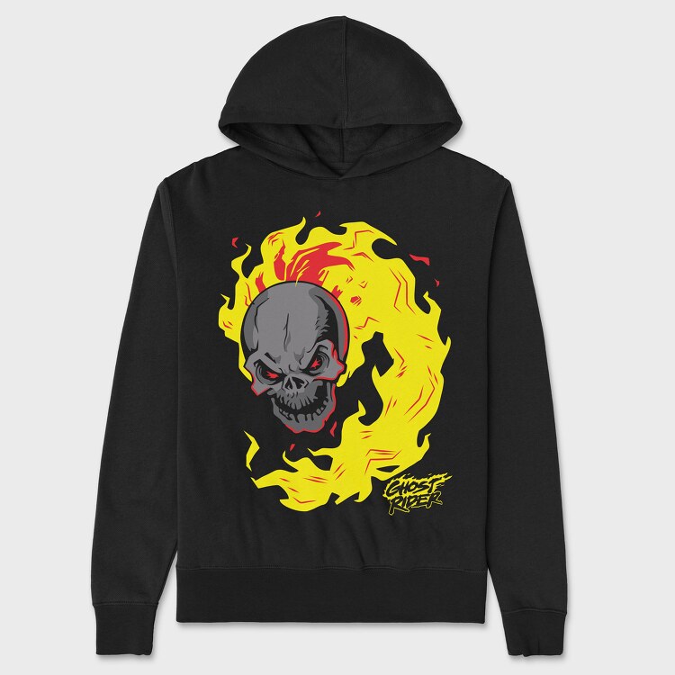 Ghost Rider 9, Unisex Men's Hoodie