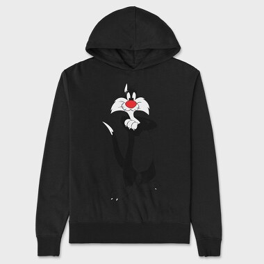 Cartoon Retro Silvestre 5, Unisex Men's Hoodie