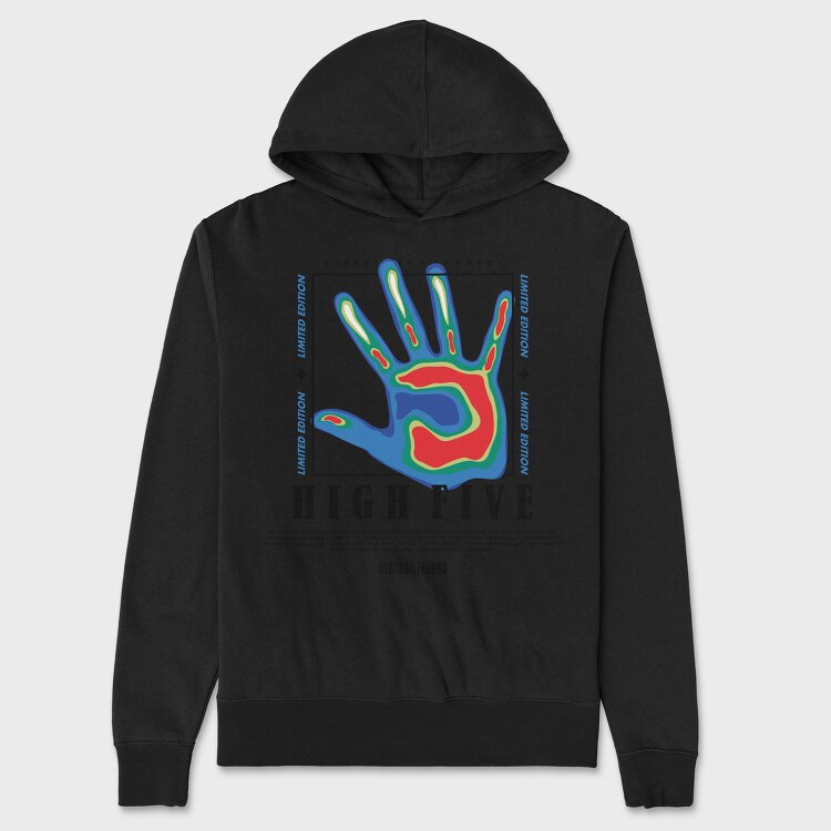 High Five 1, Unisex Men's Hoodie