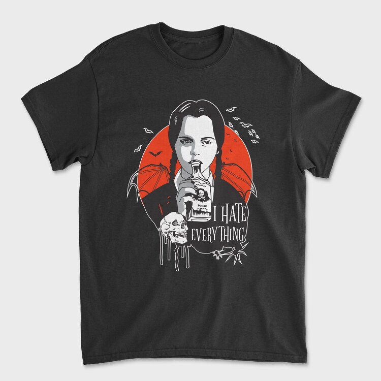 I Hate Everything Merlina, Unisex Men's T-Shirt