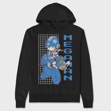 Video Game Mega Man, Унисекс Мъжко Суичър