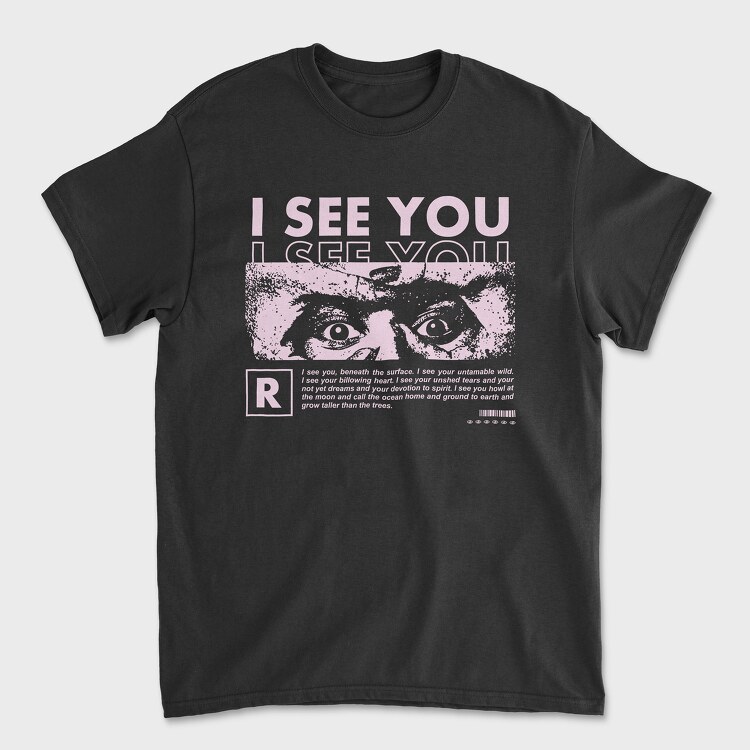 I See You 2, Unisex Men's T-Shirt