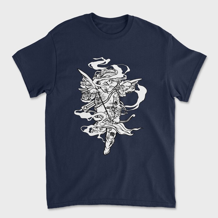 Firefighter Dinosaur, Unisex Men's T-Shirt