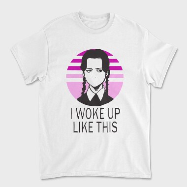 I Woke Up Like This Merlina, Unisex Men's T-Shirt