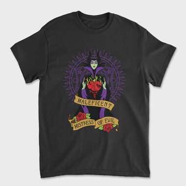 Villanas Disney Malefica C, Unisex Men's T-Shirt