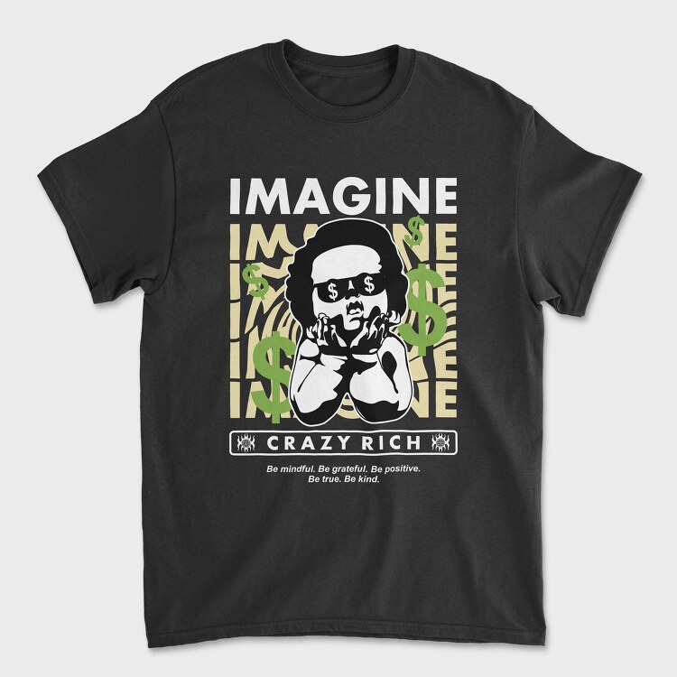 Imagine 2 2, Unisex Men's T-Shirt