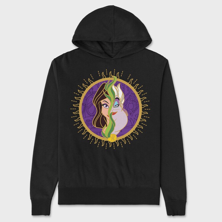 Villanas Disney Ursula B, Unisex Men's Hoodie