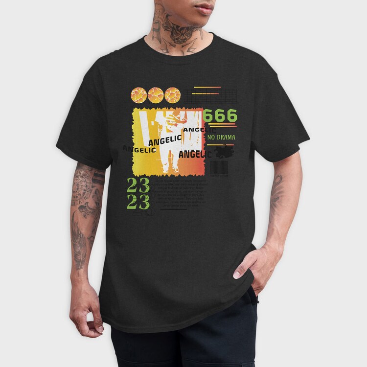 Cartoon Retro Winnie the Pooh 2, Унисекс Мъжка Тениска