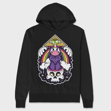 Unicorn Illuminatti, Unisex Men's Hoodie