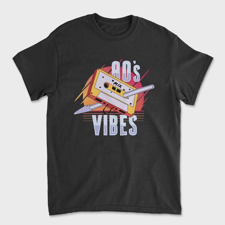 80 S Vibes Cassette, Unisex Men's T-Shirt