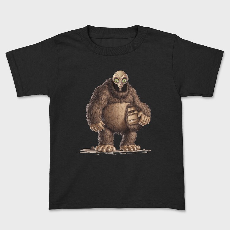 Alien Bigfoot Costume, Детска Тениска