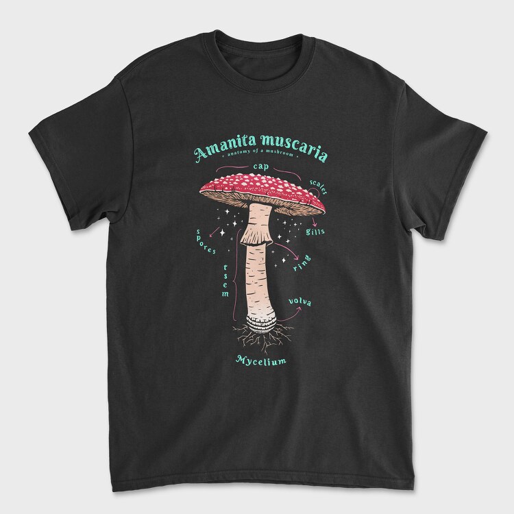 Amanita Muscaria, Унисекс Мъжка Тениска
