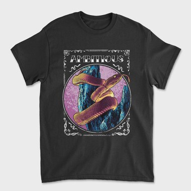 Ambitious Snake, Unisex Men's T-Shirt