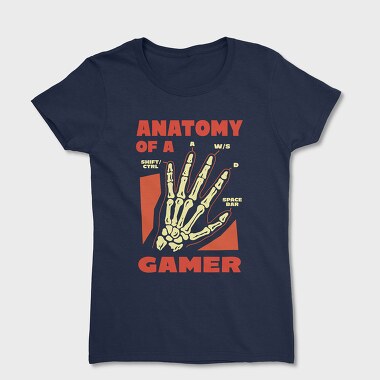 Anatomy of a Gamer, Women's T-Shirt