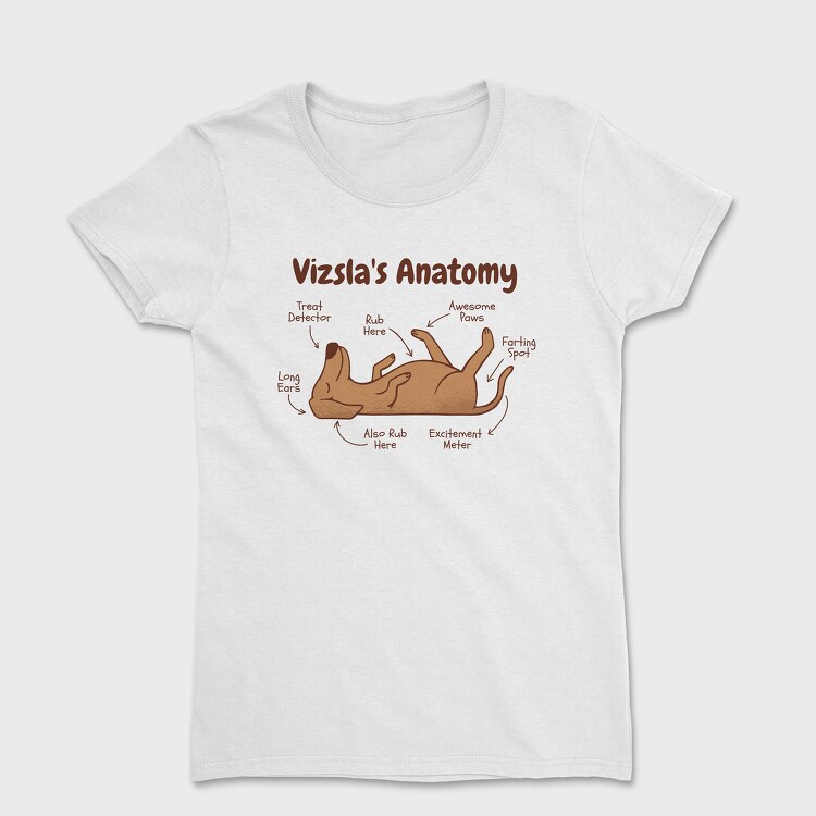Anatomy of a Vizsla, Дамска Тениска