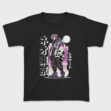 Anime Pink Hair Character, Kids' T-Shirt