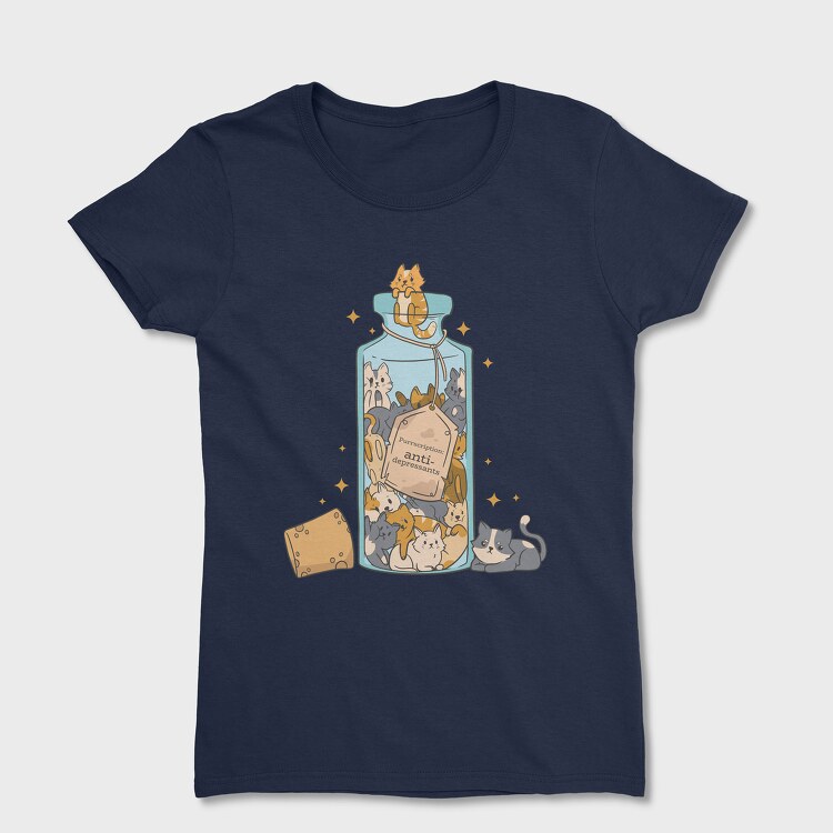 Antidepressants Cats, Women's T-Shirt