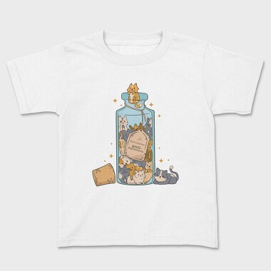 Kids' T-Shirt, Antidepressants Cats