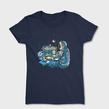 Astronaut Computer, Women's T-Shirt