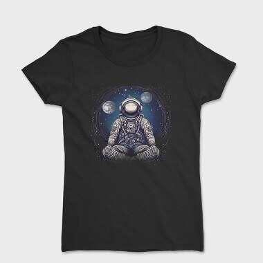 Astronaut Meditation, Women's T-Shirt