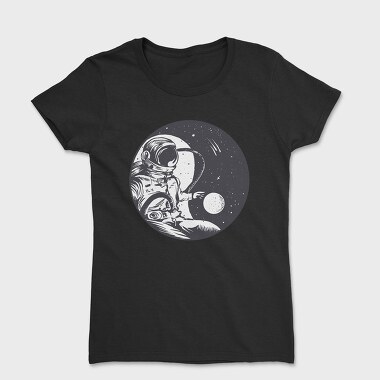 Astronaut Yin Yang, Women's T-Shirt