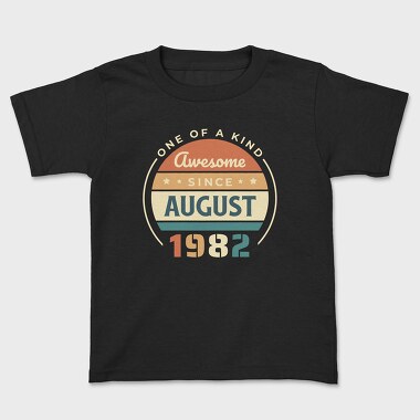 Awesome Since August, Kids' T-Shirt