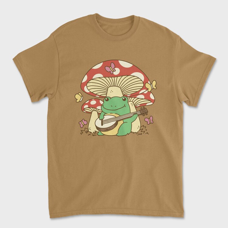 Banjo Frog, Unisex Men's T-Shirt
