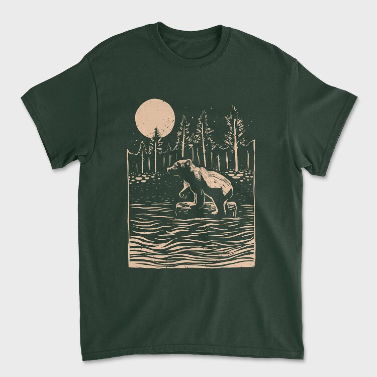 Bear Art, Unisex Men's T-Shirt
