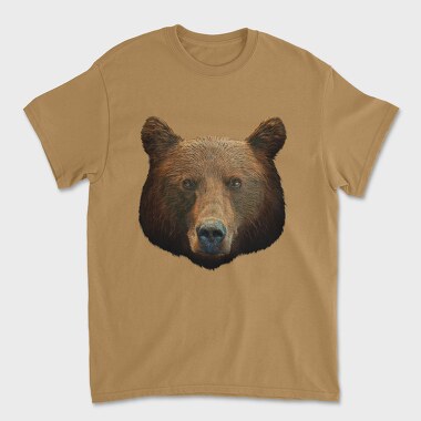 Bear Face, Unisex Men's T-Shirt