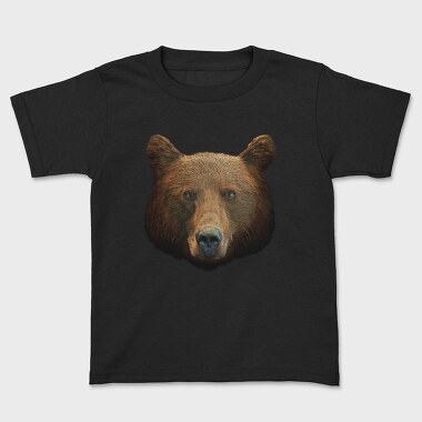 Bear Face, Kids' T-Shirt